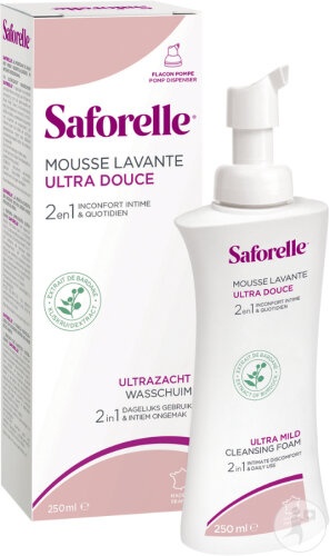 Saforelle Spumă De Curățare Ultra-Blândă 250ml - Img 1