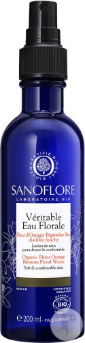Sanoflore Apă Florală Veritabilă De Floare De Portocal Amar Piele Uscată Și Sensibilă Spray 200ml - Img 1