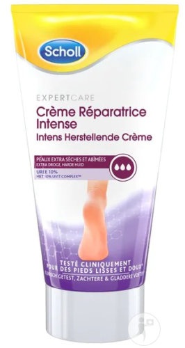 Scholl Expert Care Cremă Reparatoare Intensă Pentru Piele Extra Uscată Și Deteriorată Tub 150ml - Img 1