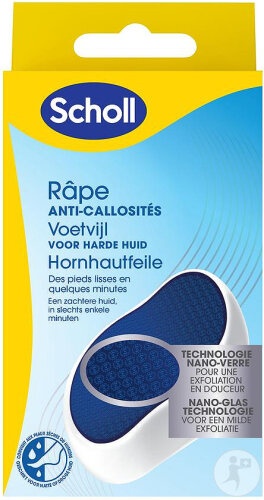 Scholl Pilă Manuală Picioare Nano Sticlă Anti-Calusuri 1buc - Img 1