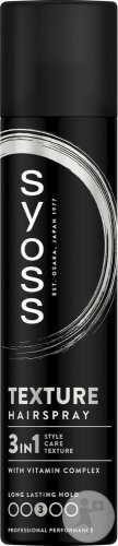 Syoss Spray De Păr Textură 300ml - Img 1