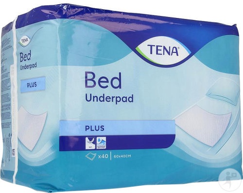 Tena Bed Plus Aleze Absorbante 40x60cm 40 Bucăți (77013200) - Img 1