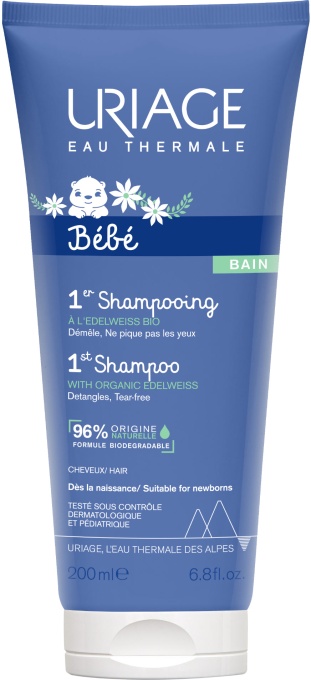 Uriage Bébé 1st Șampon Fără Săpun Extra-Delicat 200ml - Img 1