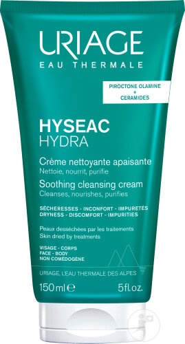 Uriage Hyséac Hydra Cremă De Curățare Calmantă Față Și Corp Piele Deshidratată De Tratamente 150ml - Img 1