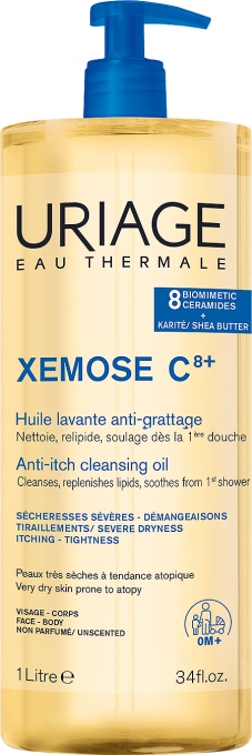 Uriage Xémose Ulei De Curățare Calmant Pentru Tenul Foarte Uscat Și Atopic Al Feței Și Corpului 1l - Img 1