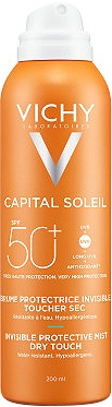 Vichy Idéal Soleil Brume Hidratant Invizibil SPF50 Piele Sensibilă Spray 200ml - Img 1
