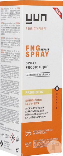 Yun Spray Reparator Picioare Probiotic Fără Parfum 125ml - Img 1