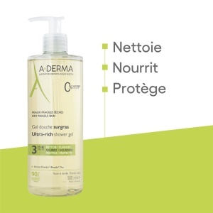 A-Derma Gel De Duş Pentru Pielea Sensibilă 500ml - Img 3