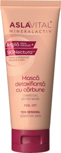 Aslavital Mască Detoxifiantă Cărbune 100ml