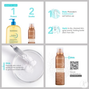 Bioderma Photoderm Spray Autobronzant Hidratant Pentru Piele Sensibilă 150ml - Img 2
