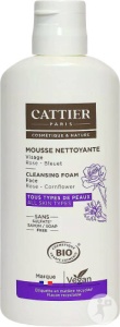 Cattier Spumă De Curățare Față Trandafir Și Albăstrele Pentru Toate Tipurile De Piele Flacon 150ml