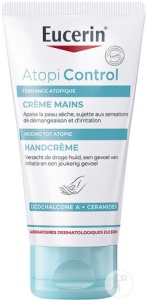 Eucerin Atopicontrol Cremă De Mâini Pentru Piele Uscată Cu Tendință Atopică Tub 75ml - Img 2