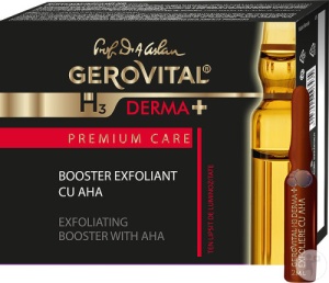 Gerovital H3 Derma+ Premium Care Booster Exfoliant Cu AHA Fiole 4x2ml