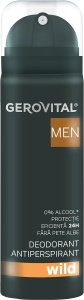 Gerovital Men Deodorant Antiperspirant Wild 150ml