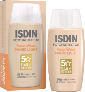 Isdin Fotoprotector Fusion Water Color Cremă Colorată Cu Protecție Solară Light SPF50 50ml