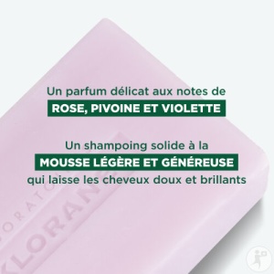 Klorane Șampon Solid Cu Bujor Scalp Sensibil Bio 80g - Img 4