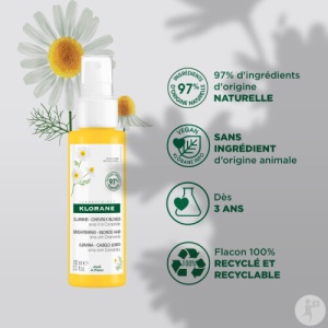 Klorane Spray Cu Mușețel Pentru Păr Blond 100ml - Img 3
