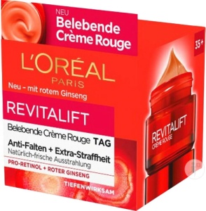 L'Oréal Skin Revitalift Cremă De Zi Cu Ginseng Roșu 50ml