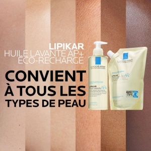 La Roche-Posay Lipikar Ulei De Curățare AP+ Piele Cu Tendință Atopică Rezervă 400ml - Img 6