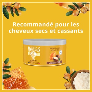 Le Petit Marseillais Masca Nutritiva Multi-Uz 3in1 Unt de Karité Miere Din Provence Par Uscat 300ml - Img 3