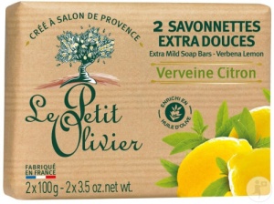 Le Petit Olivier Săpun Extra Delicat Verbena Lămâie 2x100g