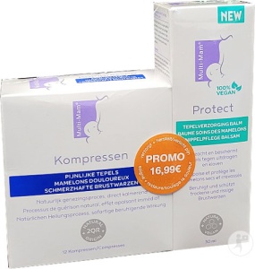 Multi-Mam Set Comprese + Balsam Protectiv Pentru Îngrijirea Mameloane 2 Produse