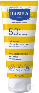 Mustela Bébé-Enfant Lapte Solar SPF50+ Piele Sensibilă Și Intolerantă La Soare 100ml - Img 2