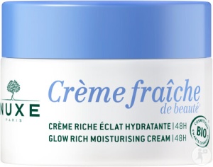 Nuxe Crème Fraîche De Beauté Cremă Hidratantă Bogată În Strălucire Bio 50ml