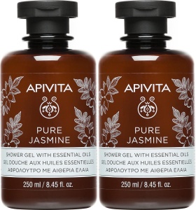 Pachet Apivita Iasomie Gel De Duș Cu Uleiuri Esențiale 2x250ml