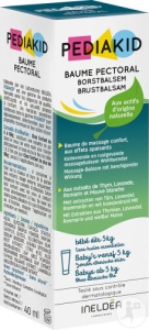 Pediakid Balsam Pectoral Bebeluși Balsam Masaj Calmant 40ml