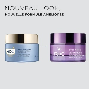 Roc Even Tone Cremă Zi/Noapte Corectare Pete Pigmentare 50ml - Img 6
