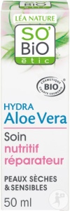 So'Bio Étic Aloe Vera Cremă Nutritivă Reparatoare Pentru Ten Sensibil Și Reactiv Bio 50ml