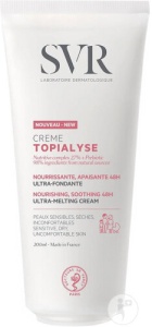 SVR Topialyse Cremă Nutritivă Calmanta 48h Ultra-Topire Piele Sensibilă Și Uscată Tub 200ml