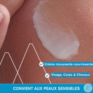 Uriage Eau Thermale Cremă De Curățare Ten-Corp-Păr Piele Sensibilă 500ml - Img 3