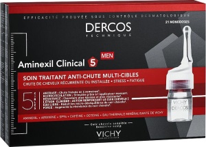 Vichy Dercos Aminexil Clinical 5 Pentru Bărbați 21 Fiole x 6ml