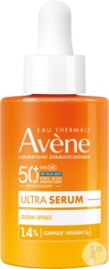 Avène Solar Ultra Serum SPF50+ Activator De Luminozitate Cu Vitamina Cg Pentru Ten Sensibil 30ml