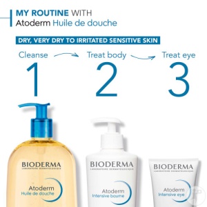 Bioderma Atoderm Ulei De Duș Ulei Relipidant Piele Sensibilă/Uscată/Foarte Uscată/Atopică 1l - Img 4