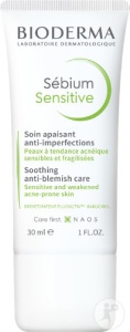 Bioderma Sébium Sensitive Îngrijire Calmanta Anti-Imperfecțiuni Tub 30ml