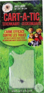 Cart-A-Tic Card Cu Lentilă Pentru Căutarea Căpușelor 1 Bucată