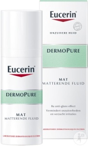 Eucerin DermoPure Mat Fluid Matifiant Piele Cu Imperfecțiuni Flacon 50ml
