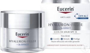 Eucerin Hyaluron-Filler + 3x Effect Cremă De Zi Cu Efect Anti-Îmbătrânire SPF15 50ml