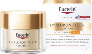 Eucerin Hyaluron Filler + Elasticity Day Care SPF30 Anti-Aging Toate Tipurile De Ten 50ml