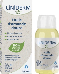 Gilbert Liniderm Ulei De Migdale Dulci Îngrijire Hrănitoare Și Îmblânzitoare 60ml