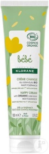Klorane Bebeluși Calendula Bio Cremă de Schimb Calmanta Toleranță Ridicată 100ml