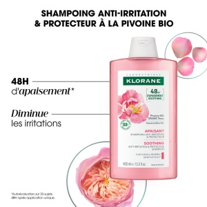 Klorane Bujor Bio Șampon Calmant Anti-Iritații Și Protecție Pentru Scalpul Sensibil 400ml - Img 5