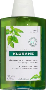 Klorane Nettle Organic Șampon Purificant Și Reechilibrant Sebo-Reducător Păr Gras 200ml