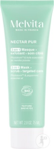 Melvita Nectar Pur Scrub 3 În 1 Și Îngrijire Țintită 75ml