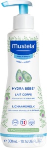 Mustela Bébé-Enfant Lait Hydra Bébé Lapte Pentru Corp Piele Normală Flacon Cu Pompa 300ml