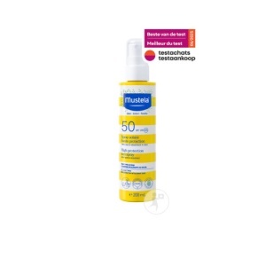 Mustela Bébé-Enfant Spray Solar SPF50 Piele Sensibilă Și Intolerantă La Soare 200ml - Img 2