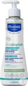 Mustela Bébé-Enfant Stelatopia+ Cremă Relipidantă Anti-Mâncărime Piele Foarte Uscată/Atopică Bio 300ml